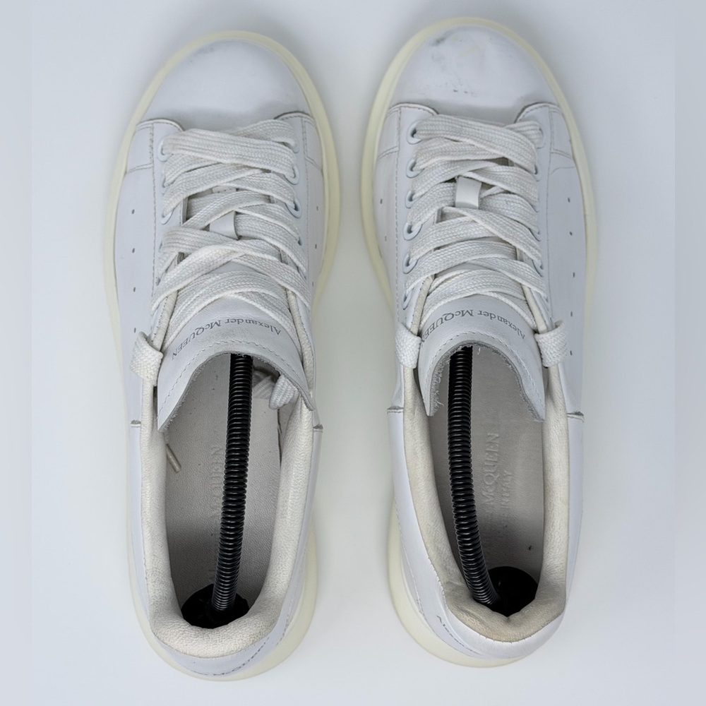 Alexander McQueen Cream Men's Sneakers - Picture 9 of 14